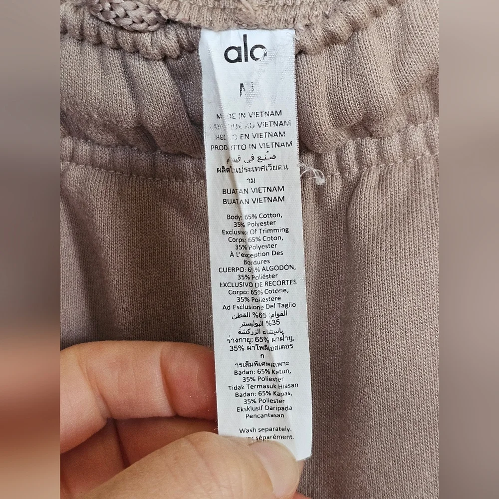 ALO Yoga Accolade Sweat Set in Gravel Size M - Picture 10 of 13